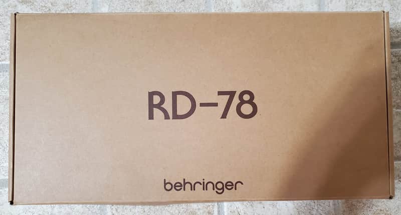 Behringer RD-78 Computer Controlled Analog Drum Machine 2025 - Present - Black image 1