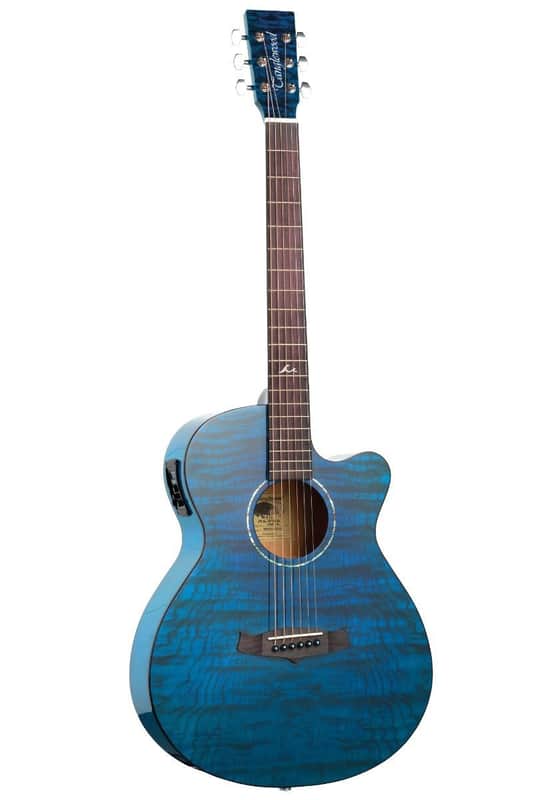 TANGLEWOOD GUITARRA ACÚSTICA TANGLEWOOD AZURE SUPER FOLK AZUL image 1