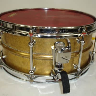 Dunnett Classic Model 2N 14"x6.5" Antique Brass Snare Drum image 5