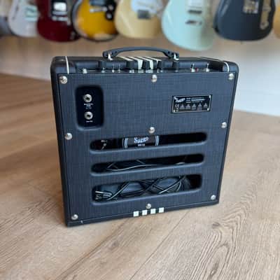 Supro 1820R Delta King 10 5-Watt 1x10" Guitar Combo 2021 - Present - Black / Cream Stripes image 5