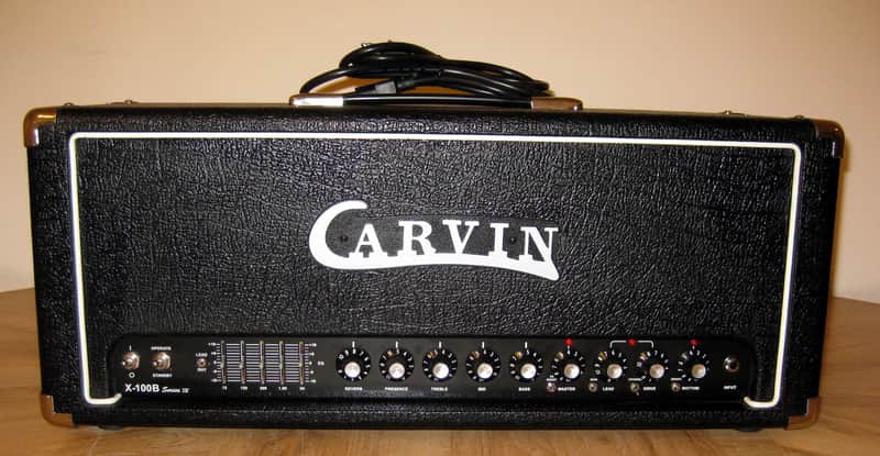 Carvin X100B Series IV Reissue Guitar Amp Head & Foot Switch | Reverb