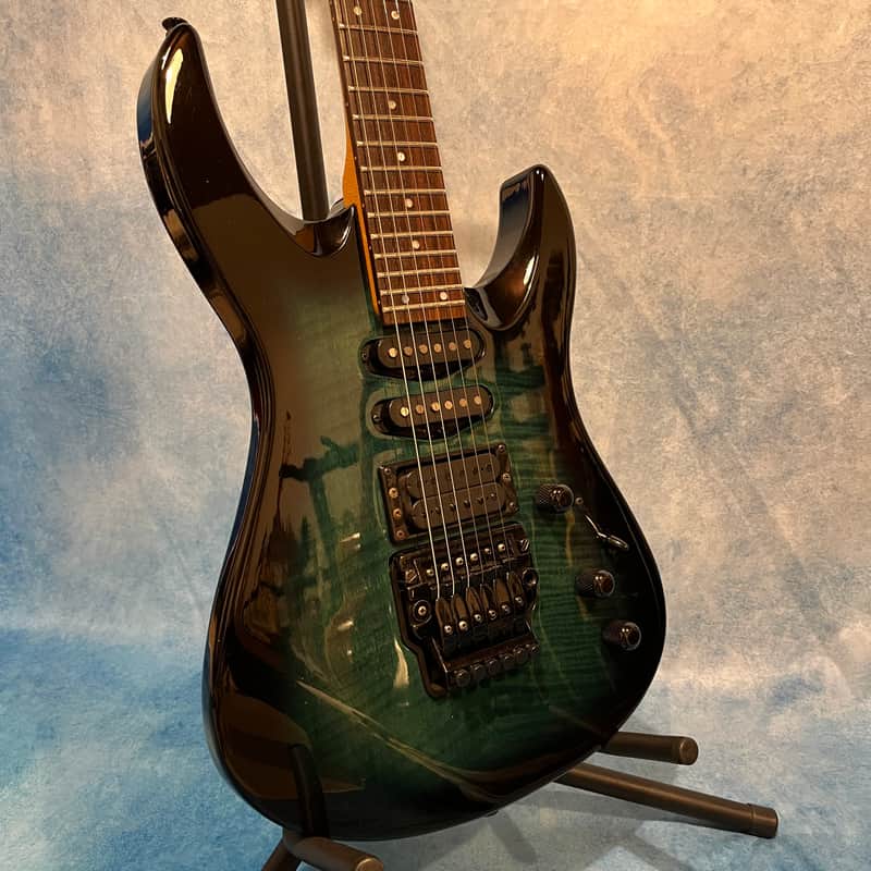 Yamaha RGX 612 J 1990s Green Burst | Reverb