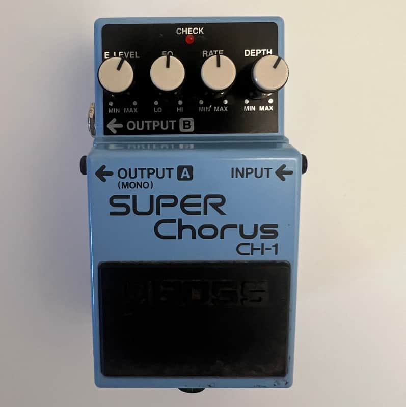 Boss CH-1 Super Chorus (Dark Gray Label) 2001 - Present Blue image 1