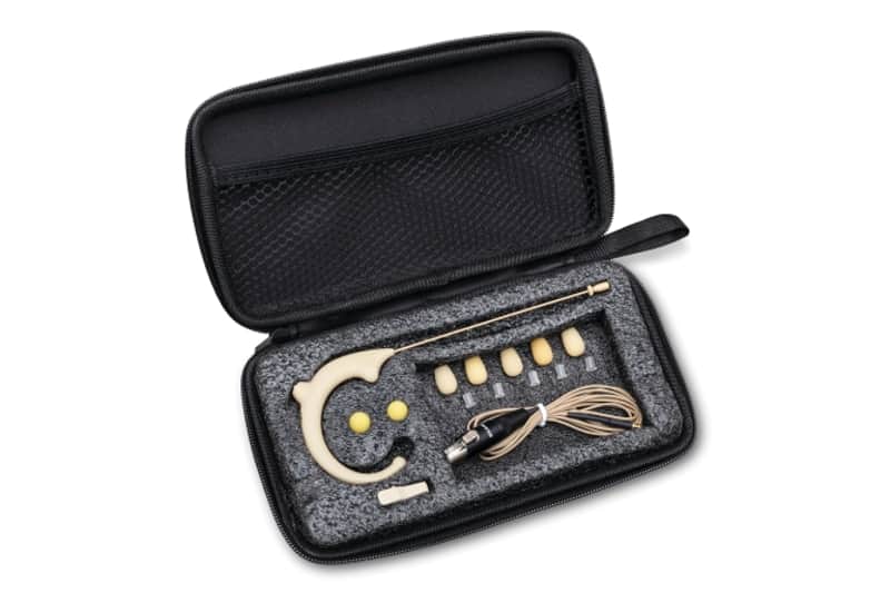 Hosa Mogan Standard Omni Earset, Beige, Shure, EAO-BG-SH image 1