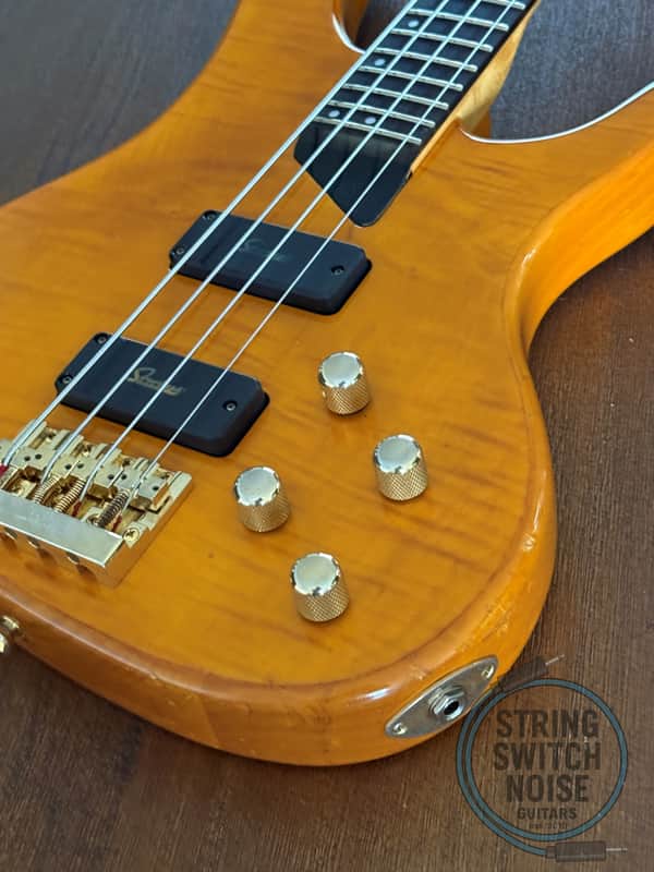 Washburn KW-1250 Bass, Kip Winger SIGNATURE MODEL, Flame Natural