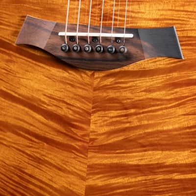 Taylor Custom #12343 Grand Auditorium Acoustic/Electric Guitar - Master Grade Koa with Hardshell Case image 13