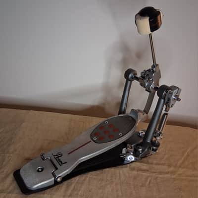 Pearl P2050B Eliminator Redline Belt-Drive Single Bass Drum Pedal - Silver / Black / Red image 1