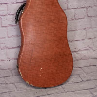 👀 Rare 1960's Woodward Electric Guitar w/ Original Faux Tweed Case Teisco Hoshino Ibanez image 10