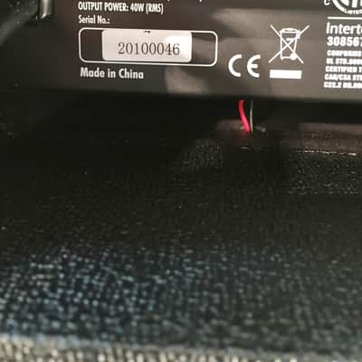 Danville 40 Watt Bass Amp-12" Speaker-Built-In Compressor-Model TEC-40B112 image 5