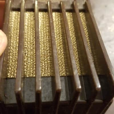 Turner Rare 162 Crystal harp mic lo-fi Hi-Z vintage 1950s - brown and gold image 4