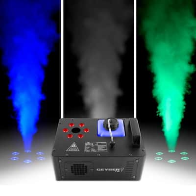 CHAUVET GEYSER T6 PyroTechnic Fog & Fire LED Effect Light with Remotes image 1
