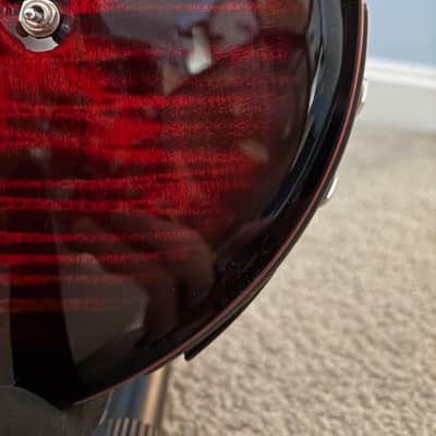 PRS Custom 24 Piezo - Fire Smokeburst image 7