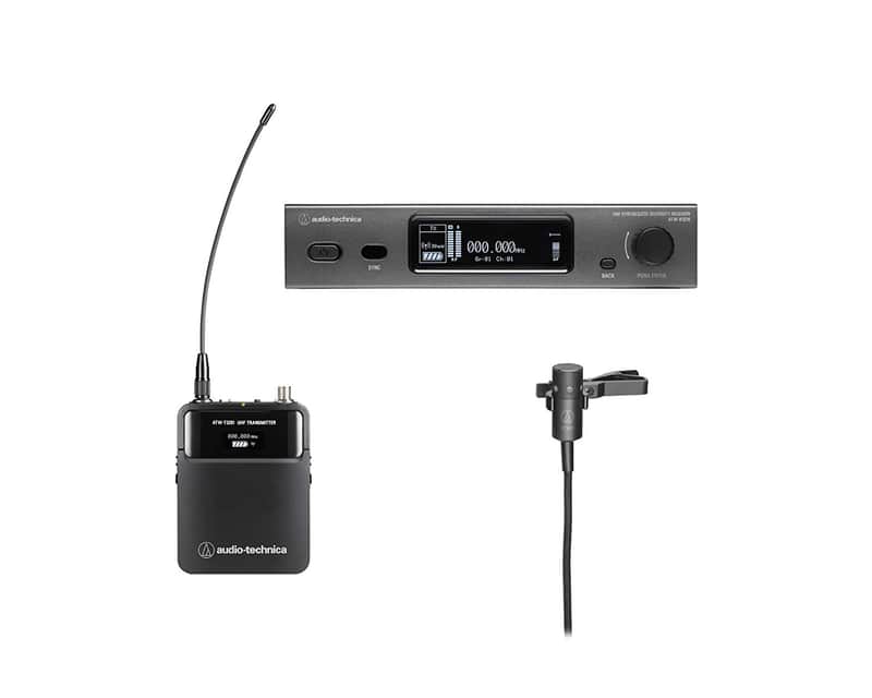 Audio-Technica ATW-3211/831EE1 Wireless Microphone System AT831cH Lavalier Mic image 1