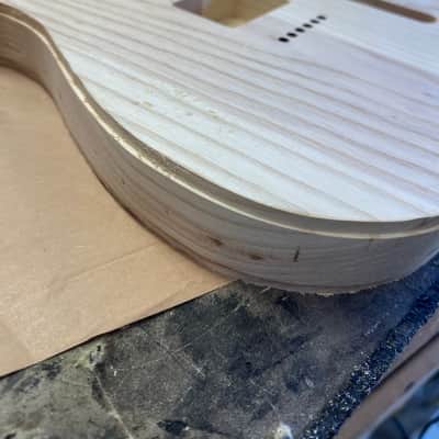 Madlad Instruments Double Bound Ash HH Telecaster Tele Style Body (custom made with pride in north Texas) - Unfinished image 3