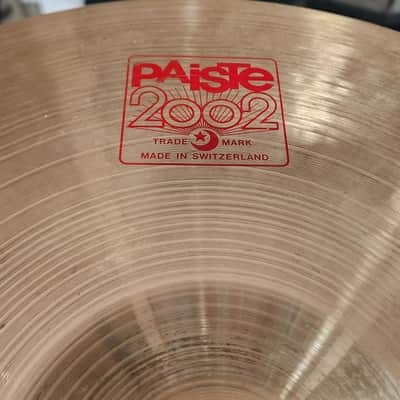 VINTAGE! Paiste 2002 Series Medium Hi-Hats 14" B20 Bronze 1973-79 Switzerland image 11