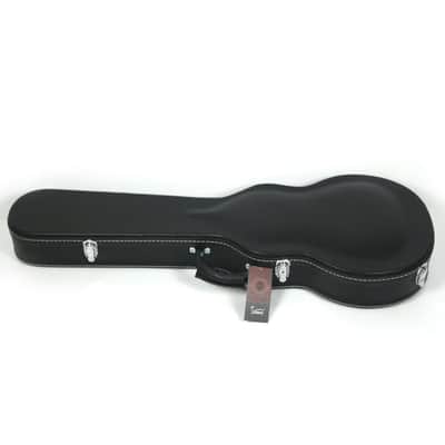 New OEM High Grade Leather Electric Guitar Hard Case Guitar Bag Black 2023 image 4