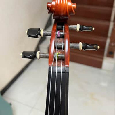 Strad style solid wood song maestro 4/4 violin,a clear and graceful voice image 11