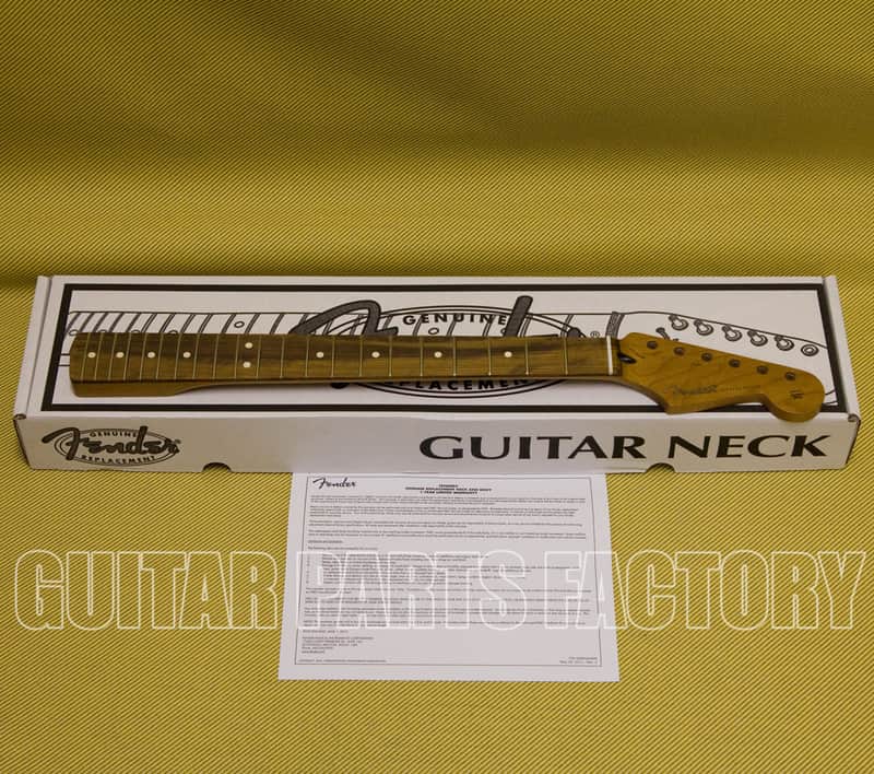 099-0503-920 Genuine Fender Roasted Maple Stratocaster Neck 9.5" C Shape Pau Ferro image 1
