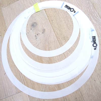 Remo Aquarian Evans Drum Mutes Dampers Rings Muffles, Lot of 28 image 5