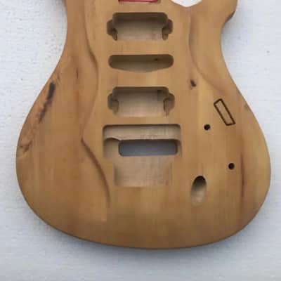 Unfinished Electric Guitar Body HSH image 2