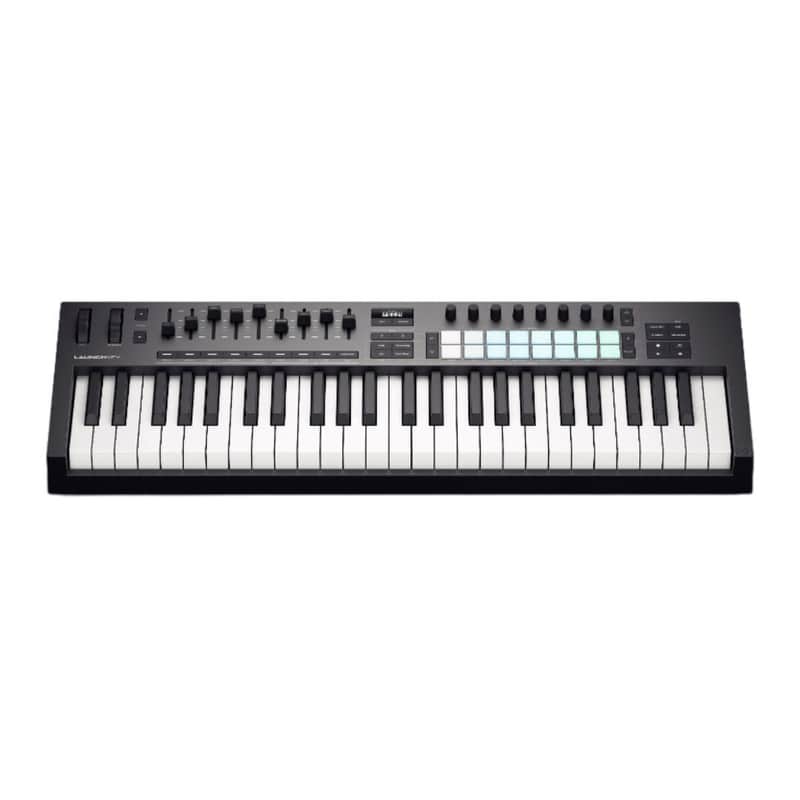 Novation Launchkey 49 MK4 49-Key USB MIDI Compact All-In-One DAW Keyboard Controller with Ableton Live 12 Lite and 16 Velocity Sensitive Pads image 1