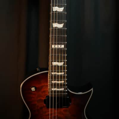 ESP E-II Eclipse Tiger Eye Sunburst image 10