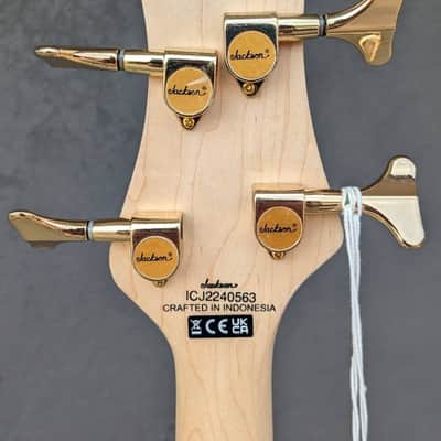 Jackson JS Series Spectra JS3 4-String Electric Bass Guitar, Snow White - Demo image 2