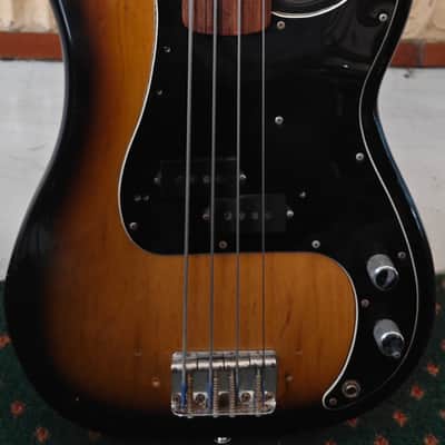 Fender Precision Bass Fretless with Rosewood Fingerboard 1978 Sunburst image 1