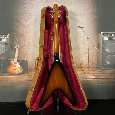 Gibson Limited Edition Japan Reissue Flying V 2015 - Vintage Sunburst image 7