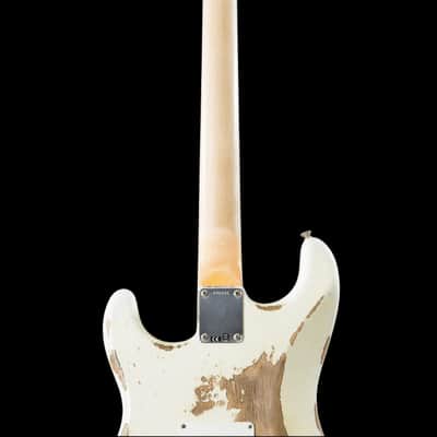 Fender Stratocaster Custom Shop 1960 Heavy Relic White Sparkle image 10