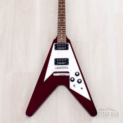2014 Edwards by ESP E-FV-120D Flying V Cherry Red w/ Seymour Duncan, Hangtags image 2