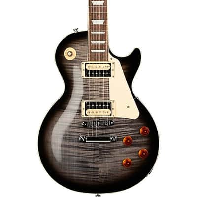 Gibson Les Paul Traditional Pro V AAA Flame Top Electric Guitar 2024 - Transparent Ebony Burst image 1