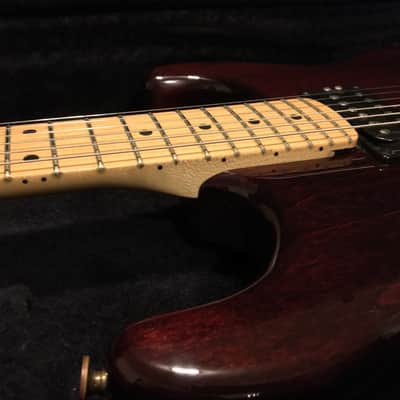 1981 Kramer Pacer Guitar "Strat Head" Deep Walnut in Very Good Condition image 5