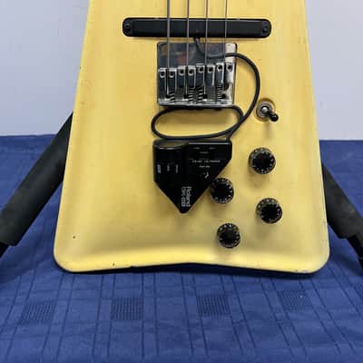 Vintage Travis Bean Wedge TB-4000 4-String Electric Bass Guitar Aluminum Neck with custom Anvil case & Roland GK-2A pickup image 12
