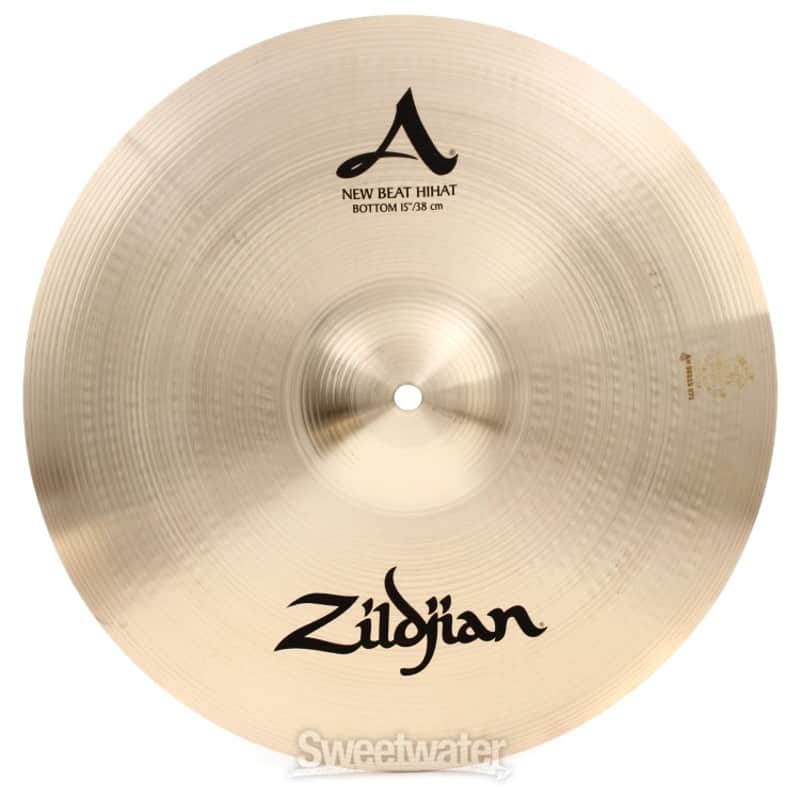 Zildjian 15 inch A Zildjian New Beat Hi-hat Cymbals (A0136d1) image 1