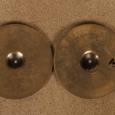 Sabian 14" AAX Medium Hi Hats 966g 1338g image 2