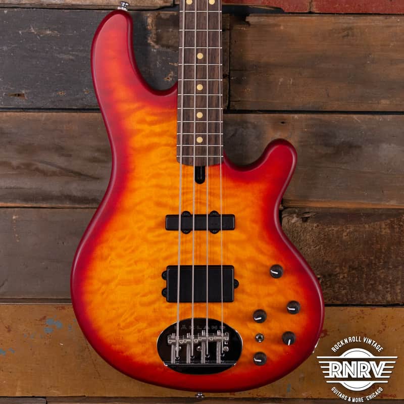 Lakland Skyline 44-02 Deluxe Satin Cherry SB, Rosewood B-Stock image 1