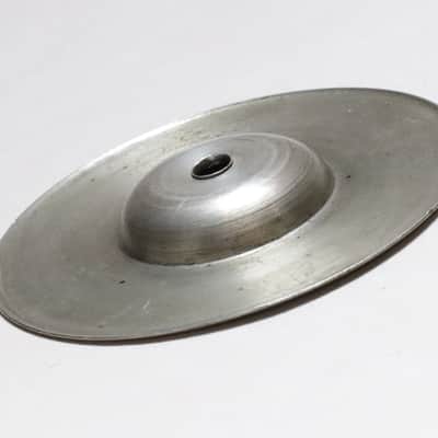 Greeko 3.5" (Chime) Cymbal with Chrome Plated Walburg & Auge Holder, Traps Era, 1920s -30s / INSPECTED & TESTED image 6