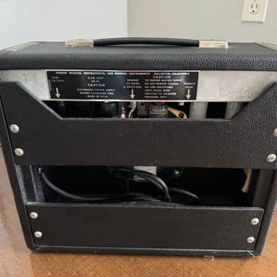 1973 Fender Vibro Champ 6 Watt 1x8" Combo Amp - Black image 5