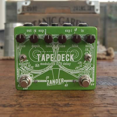 Zander Circuitry Tape Deck Lo-Fi Modulated Delay Guitar Effects Pedal Tape Delay Echo image 2