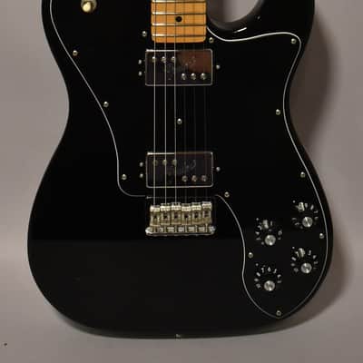 2017 Fender American Pro Telecaster Deluxe Shawbucker Black w/ Gig Bag image 1