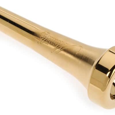 Monette Unity DM-6LD Trumpet Mouthpiece - 24k Gold-plated image 2