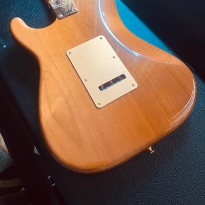 Mint Fender Custom Shop Artisan Pale Moon Ebony Strat Roasted AAA Birdseye Neck Ebony Board image 14