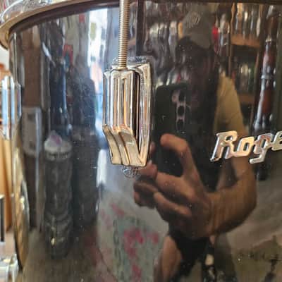 Rogers 16x16" Floor Tom 3-ply Cleveland Tag - Black image 3