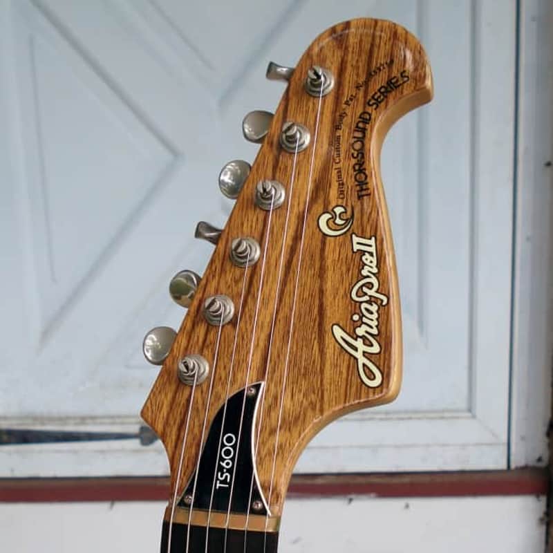 Aria Pro II Thor Sound TS-600 1980 Natural Walnut | Reverb