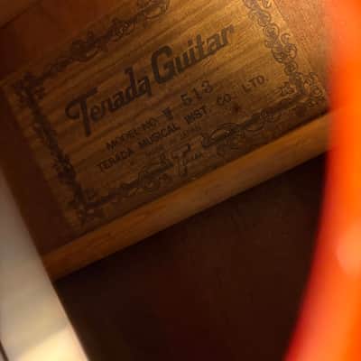 1970s Terada W513 Hummingbird 12 String - Cherry Burst image 12