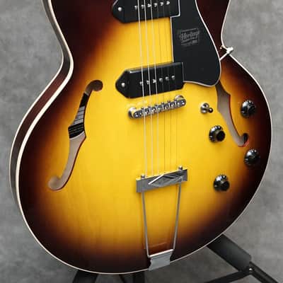 Heritage H-530 II P90 Hollowbody 2026 - Original Sunburst with Case and Pro Setup image 1