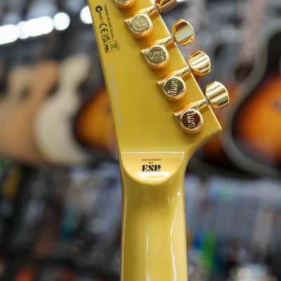 ESP LTD KH-V Metallic Gold Kirk Hammett Signature image 5