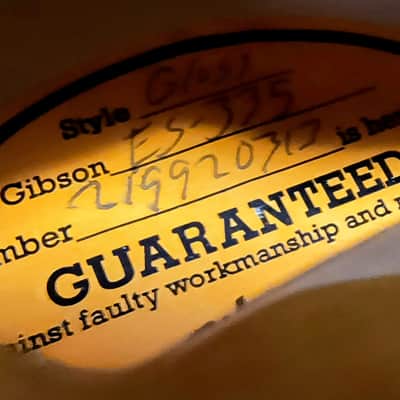 Gibson ES-335 Standard 2022 Case & Candy @ 9.5/10   #219920313 image 8