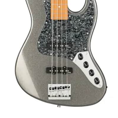 Sadowsky MetroExpress 21-Fret Vintage J/J Bass, Roasted Maple Fingerboard, 4-String - Solid Silver Metallic High Polish image 2